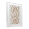 Stupell Industries Grow Wild Child Flowers Framed Print Under Glass, design by Katie Griggs